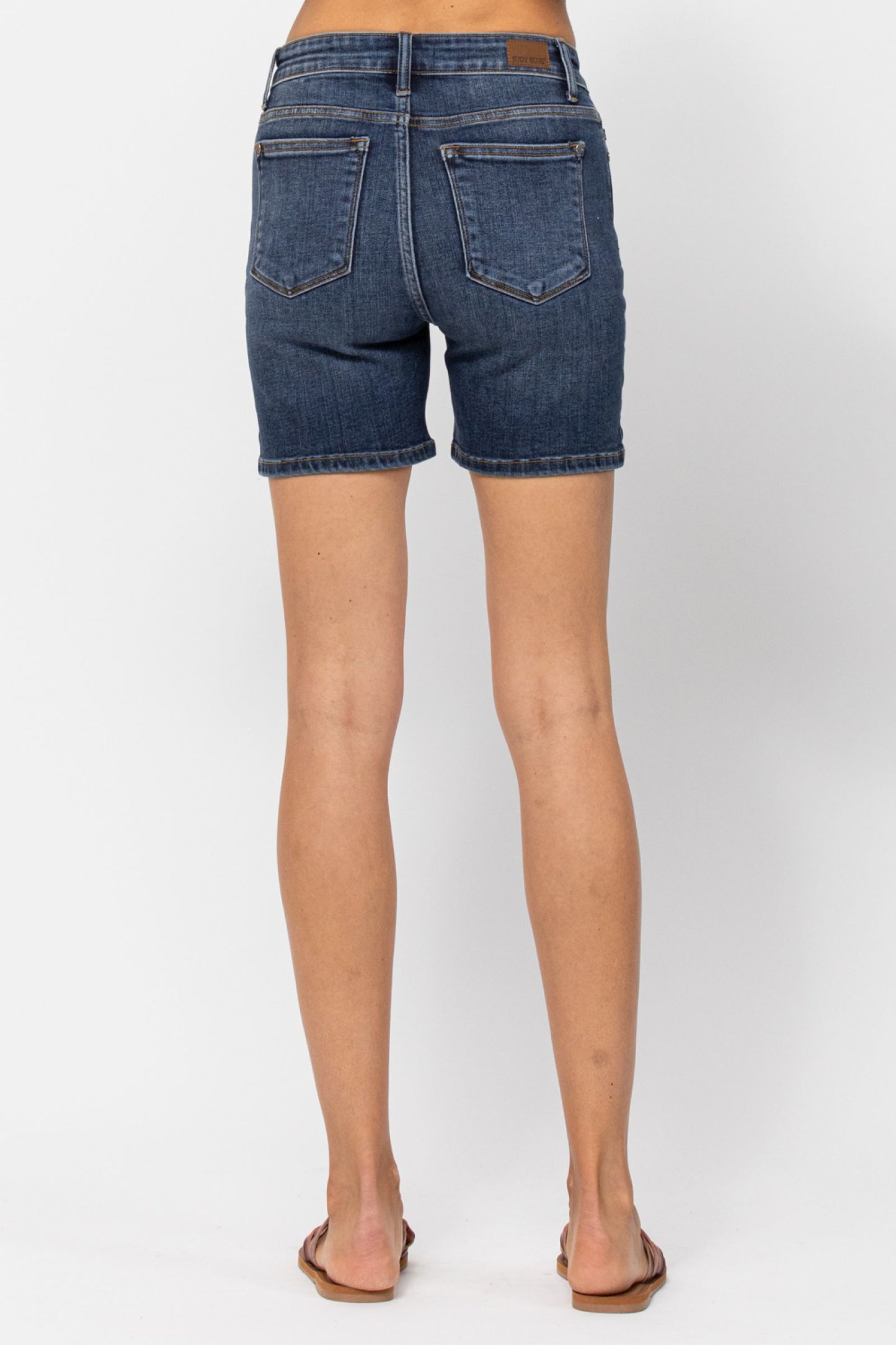 Judy Blue Hi Rise Mid Length shorts